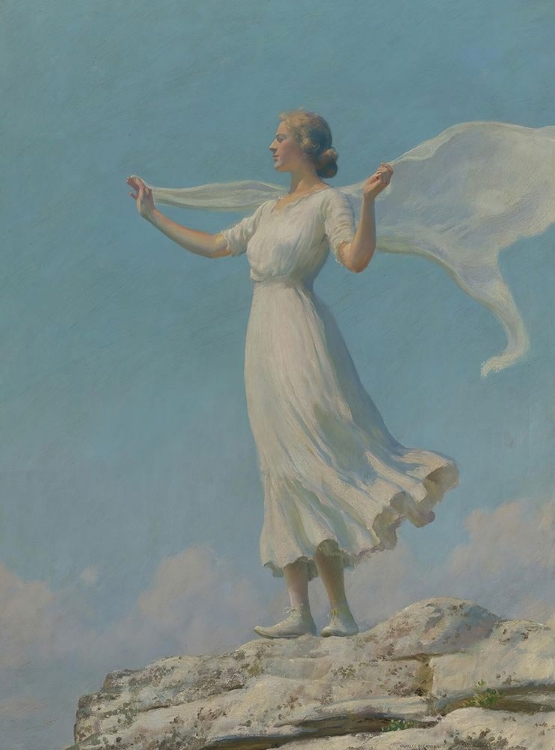 Picture of THE SOUTH WIND, THE BREEZY DAY 1917