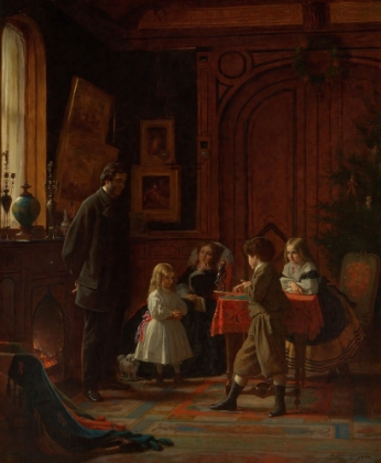 Picture of CHRISTMAS TIME, THE BLODGETT FAMILY 1864