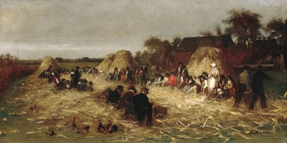 Picture of CORN HUSKING AT NANTUCKET 1875