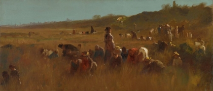 Picture of CRANBERRY PICKERS, NANTUCKET 1879