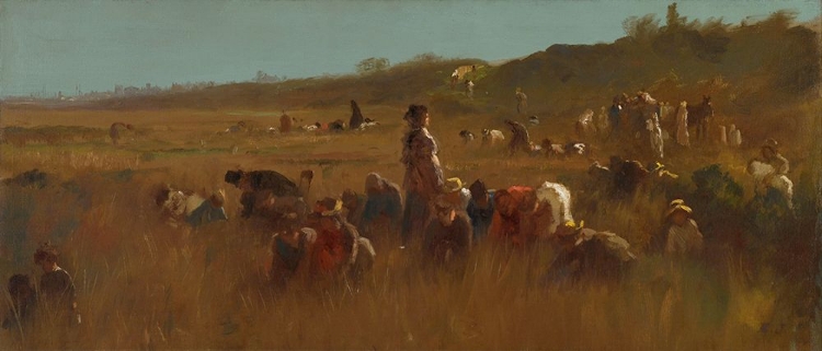 Picture of CRANBERRY PICKERS, NANTUCKET 1879