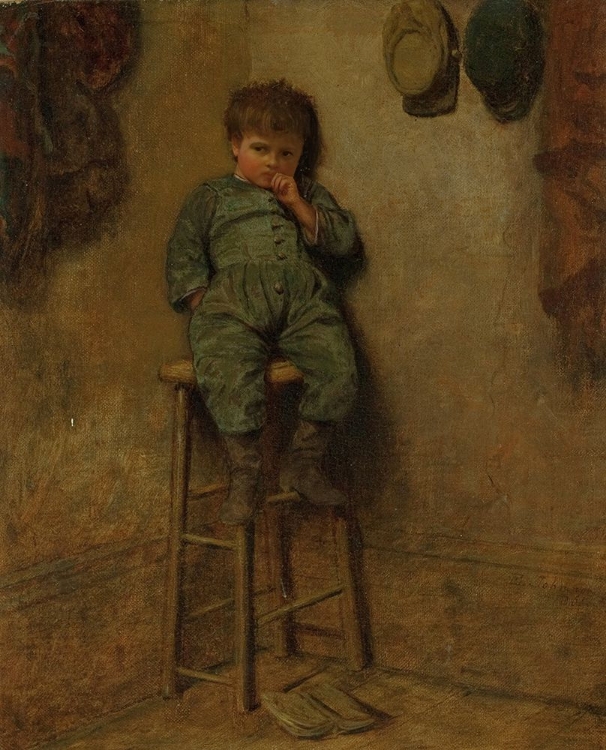 Picture of LITTLE BOY ON A STOOL 1861