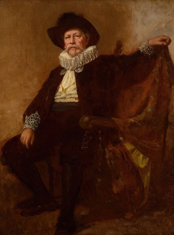 Picture of SELF PORTRAIT IN THE COSTUME WORN BY HIM AT THE TWELFTH NIGHT CELEBRATION AT THE COUNTRY CLUB 1899