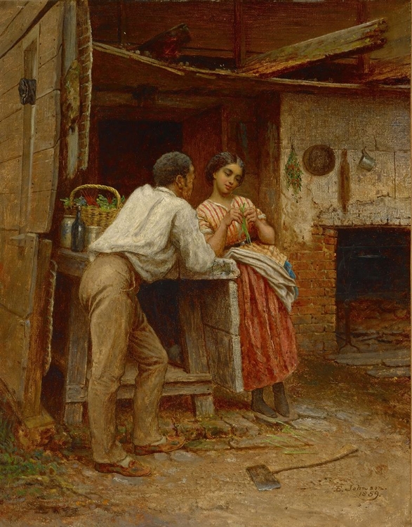 Picture of SOUTHERN COURTSHIP 1859
