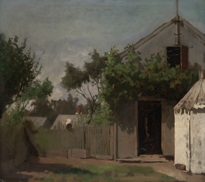 Picture of THE BACK FENCE 1870