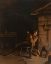 Picture of THE BOYHOOD OF LINCOLN. AN EVENING IN THE LOG HUT 1868