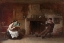 Picture of WINDING YARN INTERIOR OF A NANTUCKET KITCHEN 1872