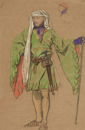Picture of BUSHY, COSTUME SKETCH FOR KING RICHARD II