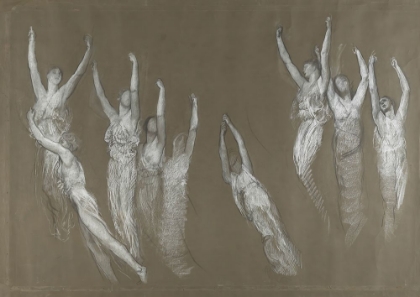 Picture of COMPOSITIONAL STUDY FOR THE SPIRIT OF LIGHT, LUNETTE