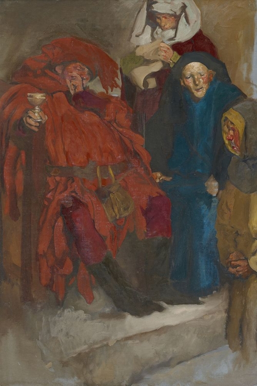 Picture of COMPOSITIONAL STUDY, POSSIBLY FOR THE MERRY WIVES OF WINDSOR 1871