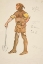 Picture of GARDENER, COSTUME SKETCH FOR HENRY IRVINGS 1898 PLANNED PRODUCTION OF RICHARD II