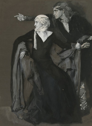 Picture of HAMLET WHY LOOK YOU THERE LOOK HOW IT STEALS AWAY OUT AT THE PORTAL ACT III, SCENE IV, HAMLET 1902