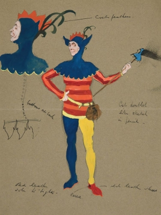 Picture of JESTER, COSTUME SKETCH FOR HENRY IRVINGS PLANNED PRODUCTION OF KING RICHARD II