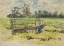 Picture of LANDSCAPE, MARSH AND BRIDGE