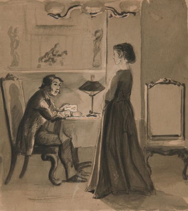 Picture of MAN AND WOMAN IN AN INTERIOR