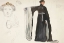 Picture of RICHARD II (IN BLACK), COSTUME SKETCH FOR HENRY IRVINGS 1898 PLANNED PRODUCTION OF RICHARD II
