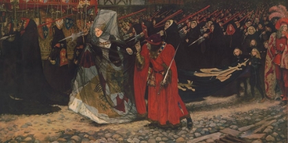 Picture of RICHARD, DUKE OF GLOUCESTER AND THE LADY ANNE 1896