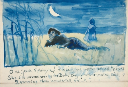 Picture of SKETCH FOR O THE GENTLE NIGHTINGALE