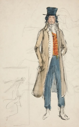 Picture of SKETCH OF A MAN – COSTUME STUDY FOR LA TOSCA