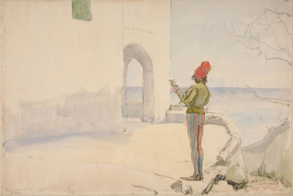 Picture of STUDY FOR WANDERING MINSTREL I