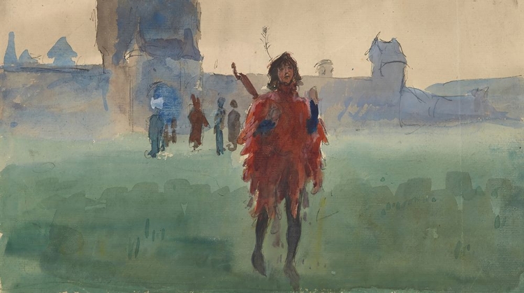 Picture of STUDY FOR WANDERING MINSTREL II