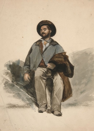Picture of STUDY OF A SEATED MAN