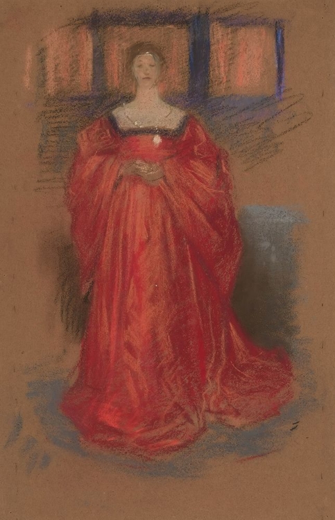 Picture of STUDY OF A WOMAN IN RENAISSANCE COSTUME