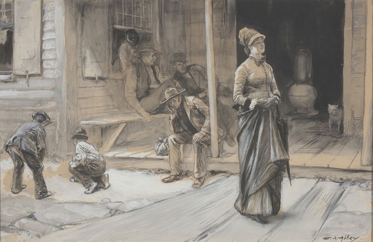 Picture of WITH PRIDE UPON HER BROW 1878