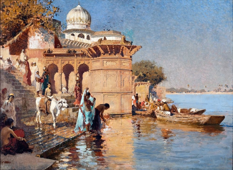 Picture of ALONG THE GHATS, MATHURA 1880