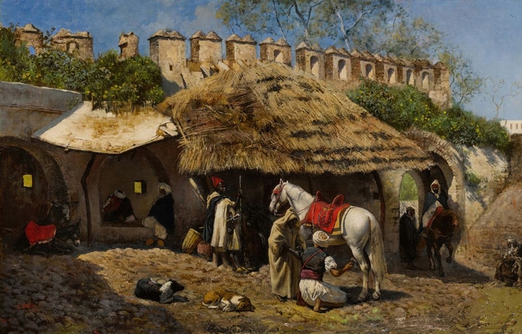 Picture of BLACKSMITHS SHOP AT TANGIERS 1876