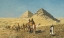Picture of CAMEL CARAVAN AMID THE PYRAMIDS, EGYPT