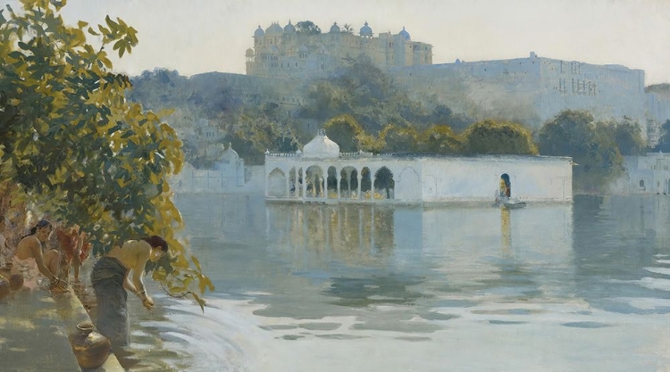 Picture of LAKE AT OODEYPORE, INDIA