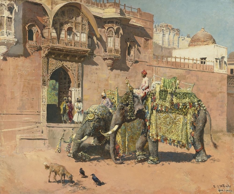 Picture of ELEPHANTS OF THE RAJAH OF JODHPORE