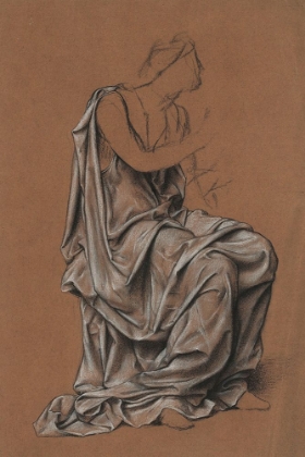 Picture of A DRAPERY STUDY FOR THE LOVE POTION