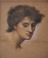 Picture of STUDY OF FEMALE HEAD FOR THE CADENCE OF AUTUMN (1905) I