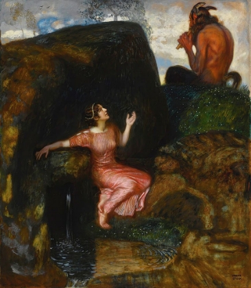 Picture of NYMPH LISTENING AT THE SPRING