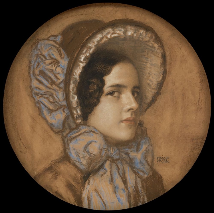 Picture of DAUGHTER MARY WITH A FRILLY HAT 1908