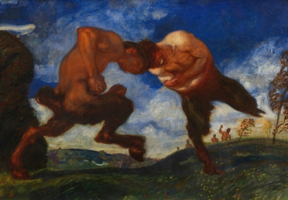Picture of FIGHTING FAUNS 1898