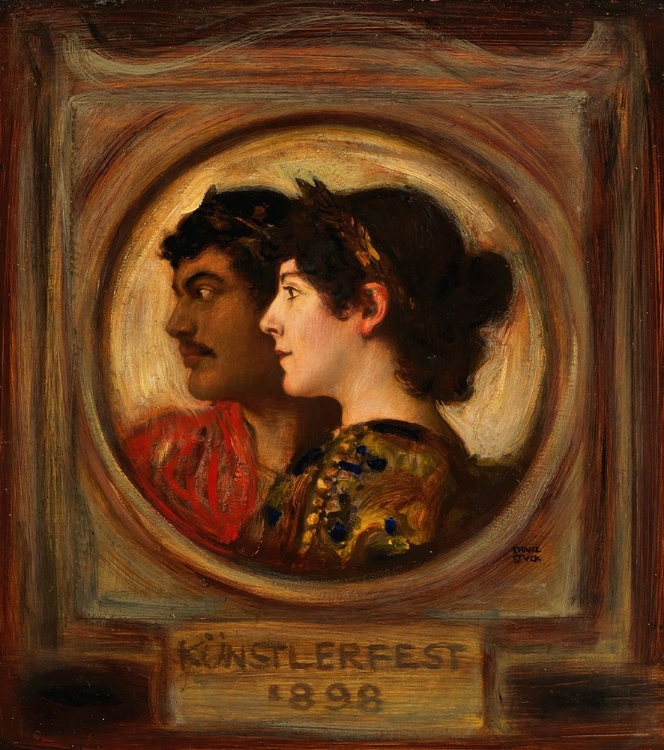 Picture of FRANZ AND MARY STUCK   ARTISTS FESTIVAL 1898