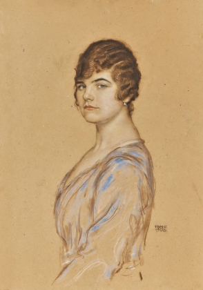 Picture of GIRL IN A BLUE DRESS