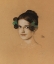 Picture of PORTRAIT OF DAUGHTER MARY WITH GREEN RIBBONS 1913