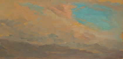 Picture of CLOUDY SKY OVER MOUNTAINS 1865