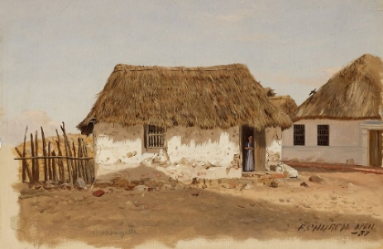Picture of COLOMBIA, BARRANQUILLA, TWO HOUSES 1853