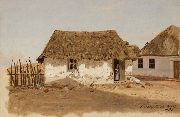 Picture of COLOMBIA, BARRANQUILLA, TWO HOUSES 1853