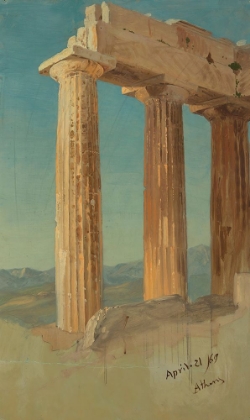 Picture of COLUMNS OF THE PARTHENON, ATHENS 1869