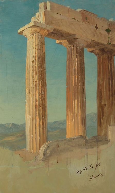 Picture of COLUMNS OF THE PARTHENON, ATHENS 1869