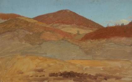 Picture of HILLY LANDSCAPE, AUTUMN 1870