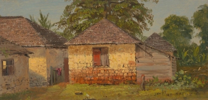Picture of HOUSES, MT. SALUS 1865
