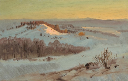 Picture of HUDSON VALLEY, NEW YORK IN WINTER 1869