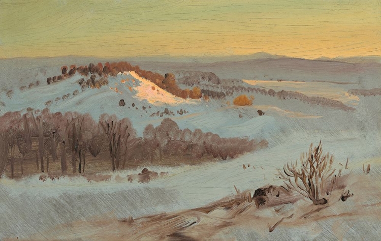 Picture of HUDSON VALLEY, NEW YORK IN WINTER 1869